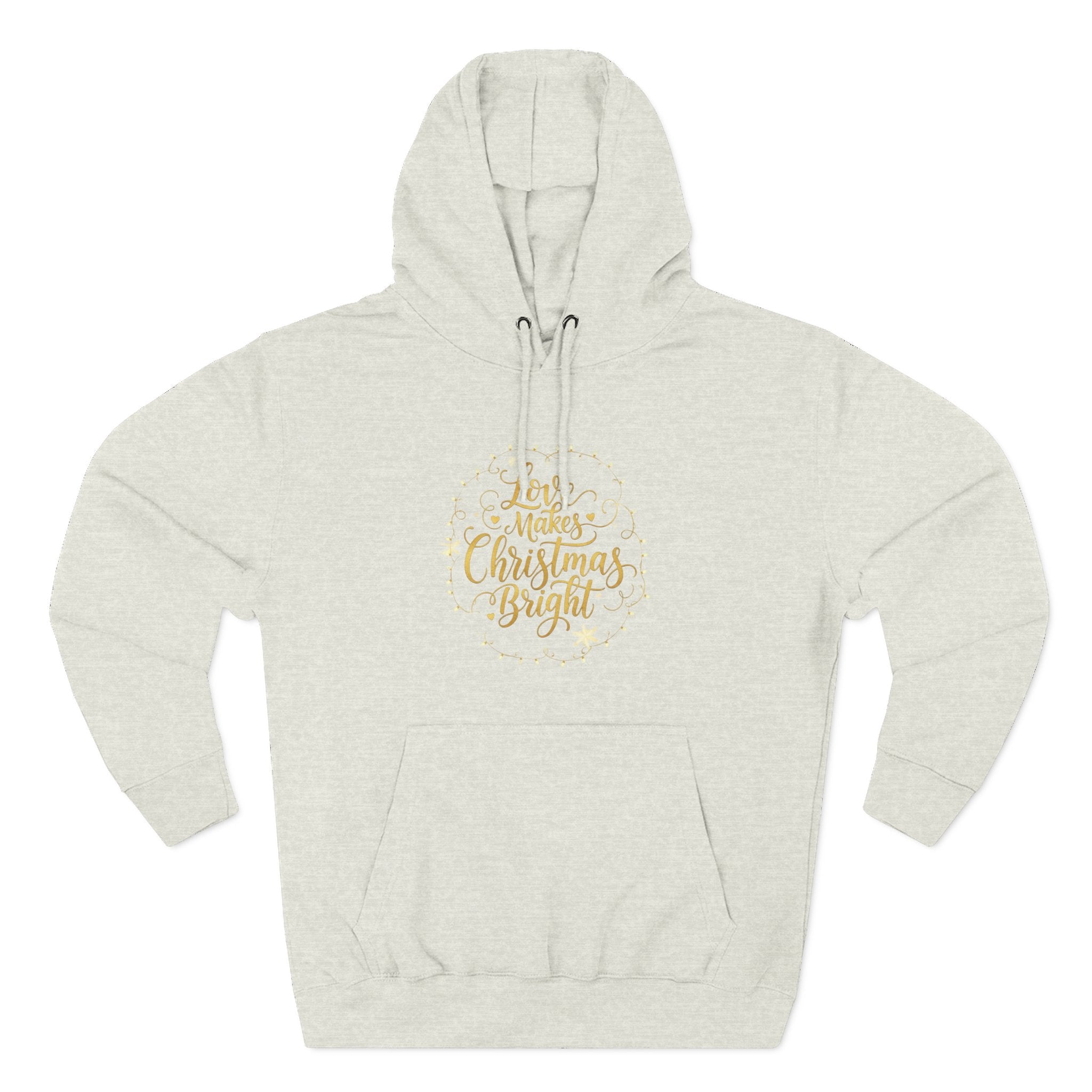 Christmas Quote Fleece Hoodie