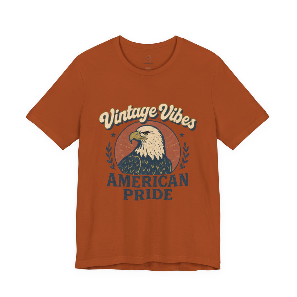 Vintage Vibes, American Pride | Retro USA Unisex T-Shirt