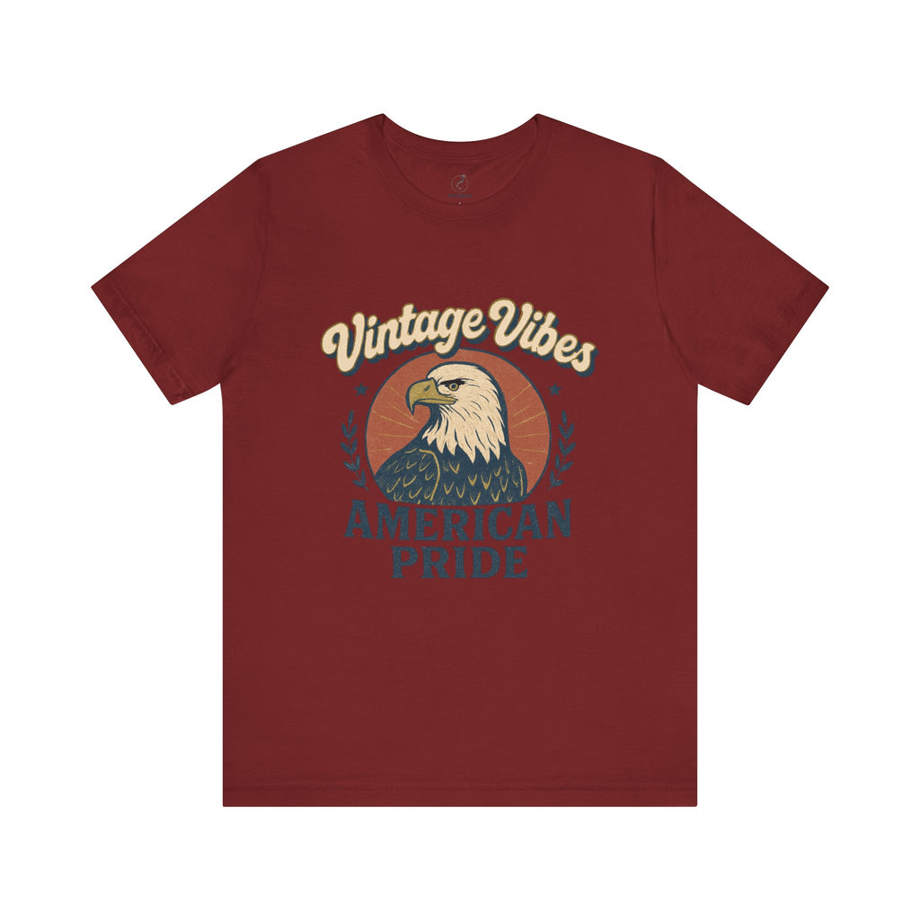 Vintage Vibes, American Pride | Retro USA Unisex T-Shirt