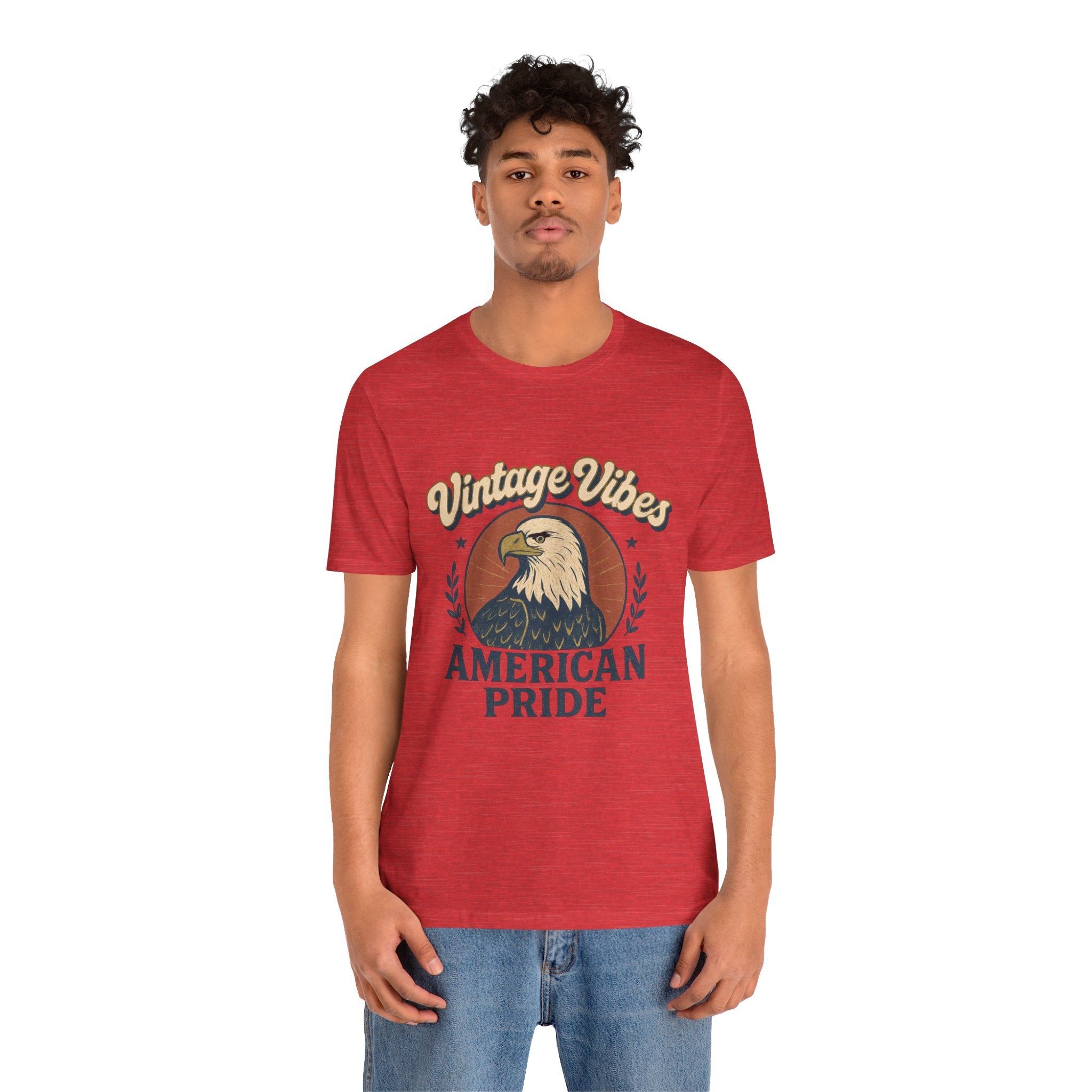 Vintage Vibes, American Pride | Retro USA Unisex T-Shirt