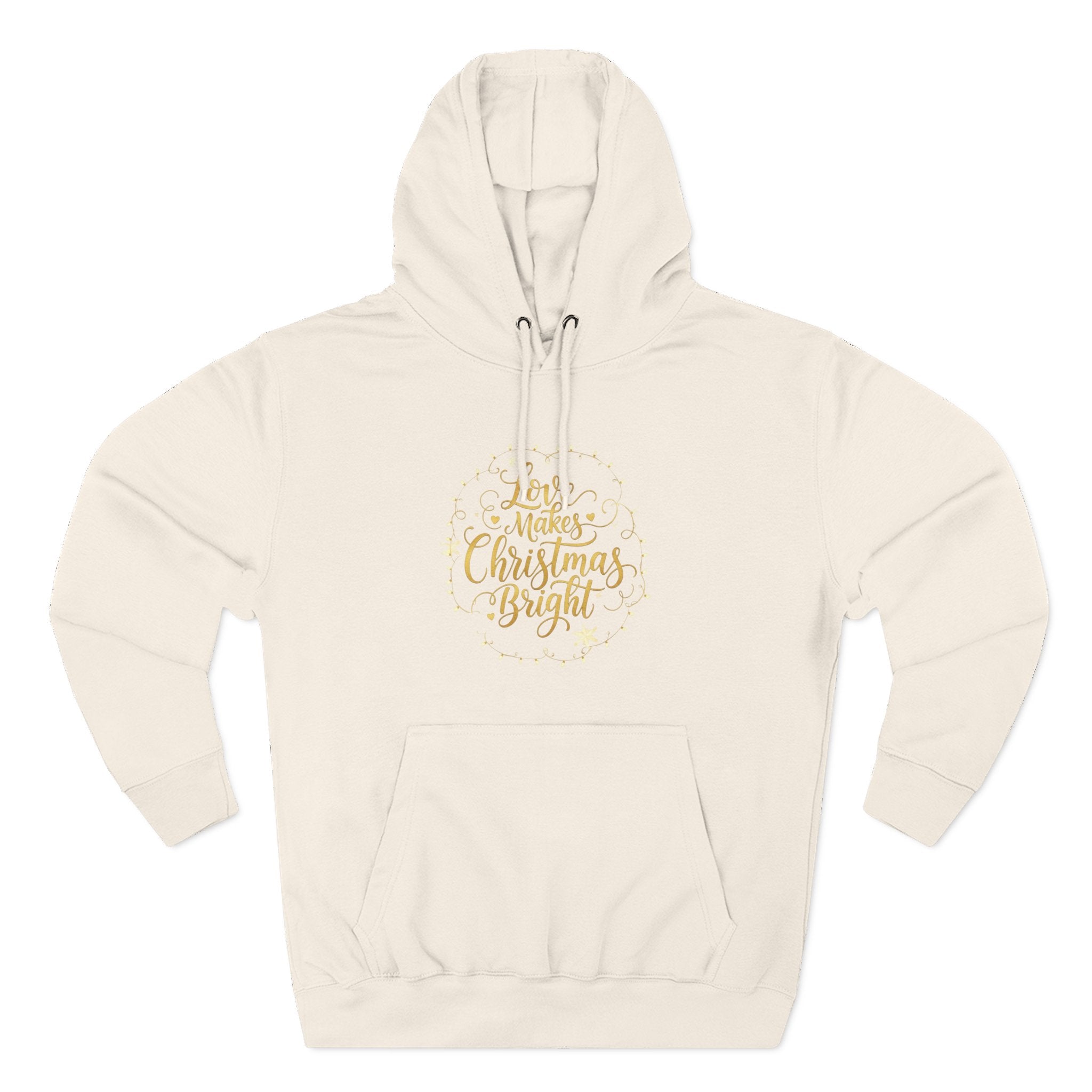 Christmas Quote Fleece Hoodie