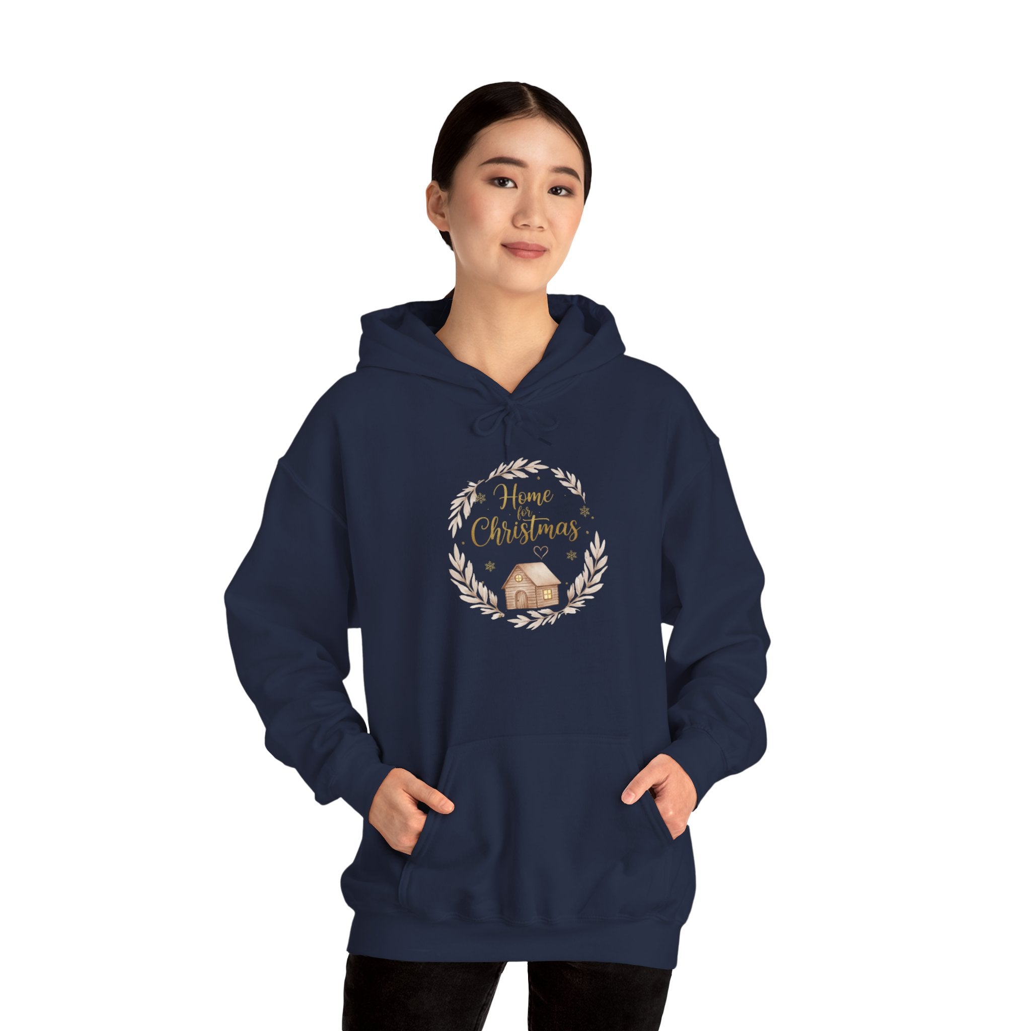 Home for Christmas Hoodie - Cozy Unisex Sweatshirt