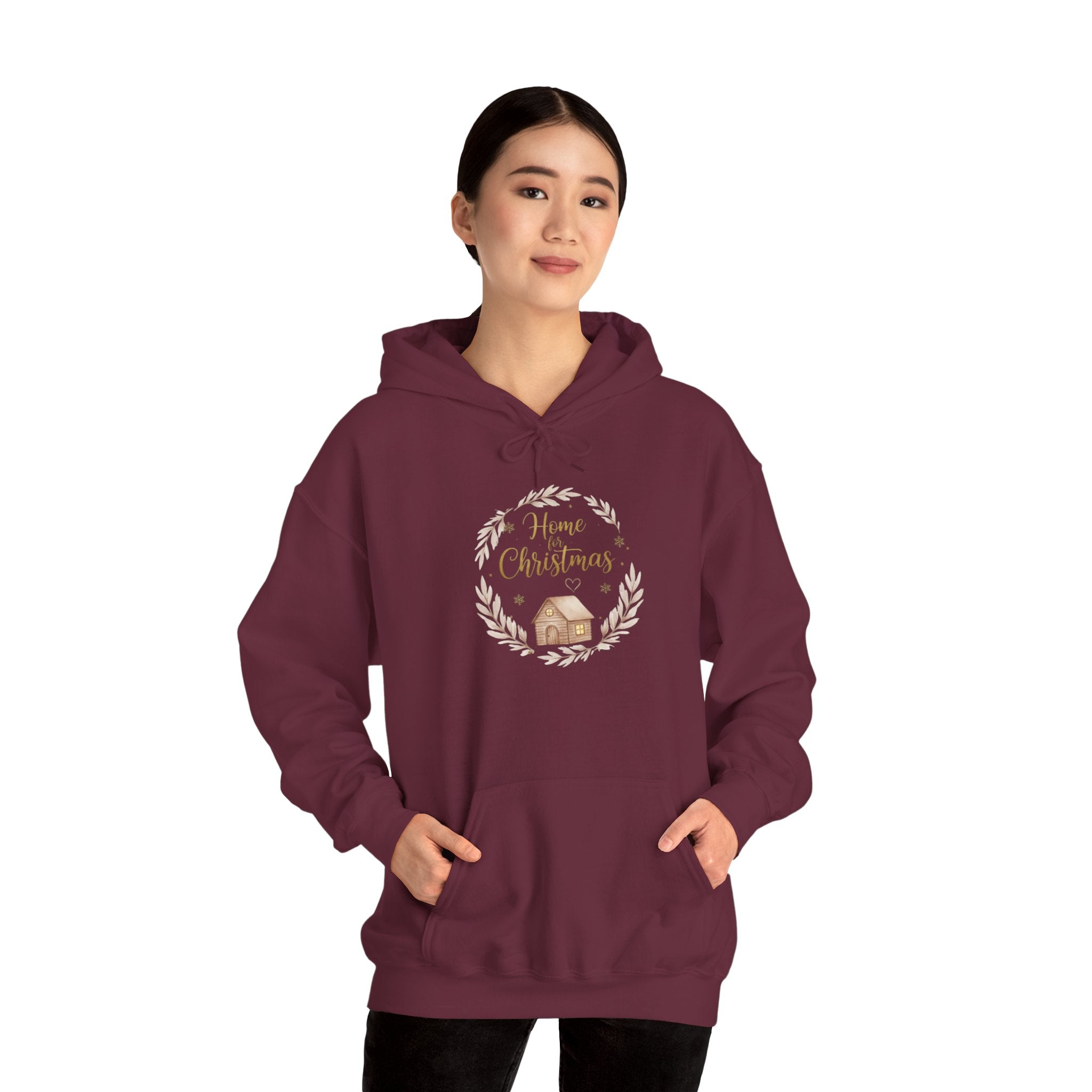 Home for Christmas Hoodie - Cozy Unisex Sweatshirt