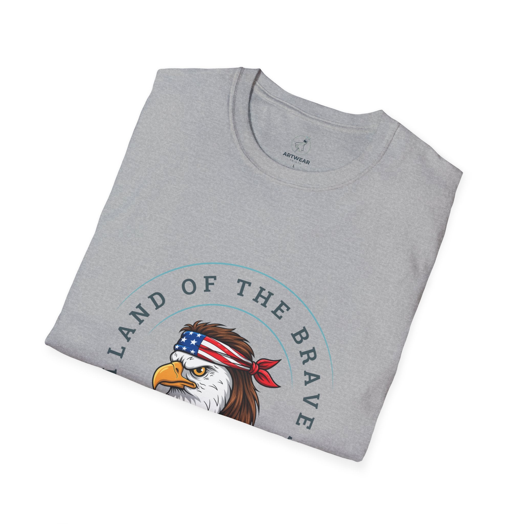 Land of the Brave. Home of the Free | Patriotic Unisex T-Shirt