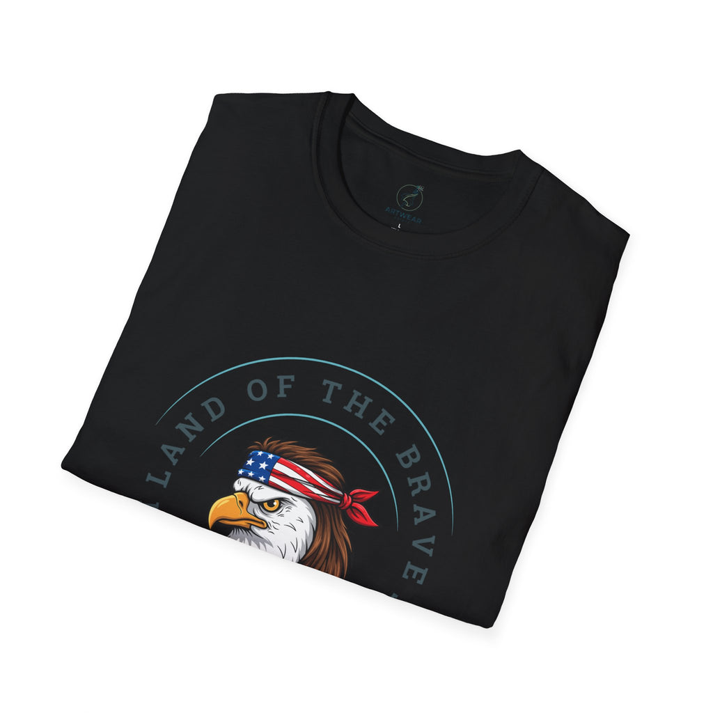 Land of the Brave. Home of the Free | Patriotic Unisex T-Shirt