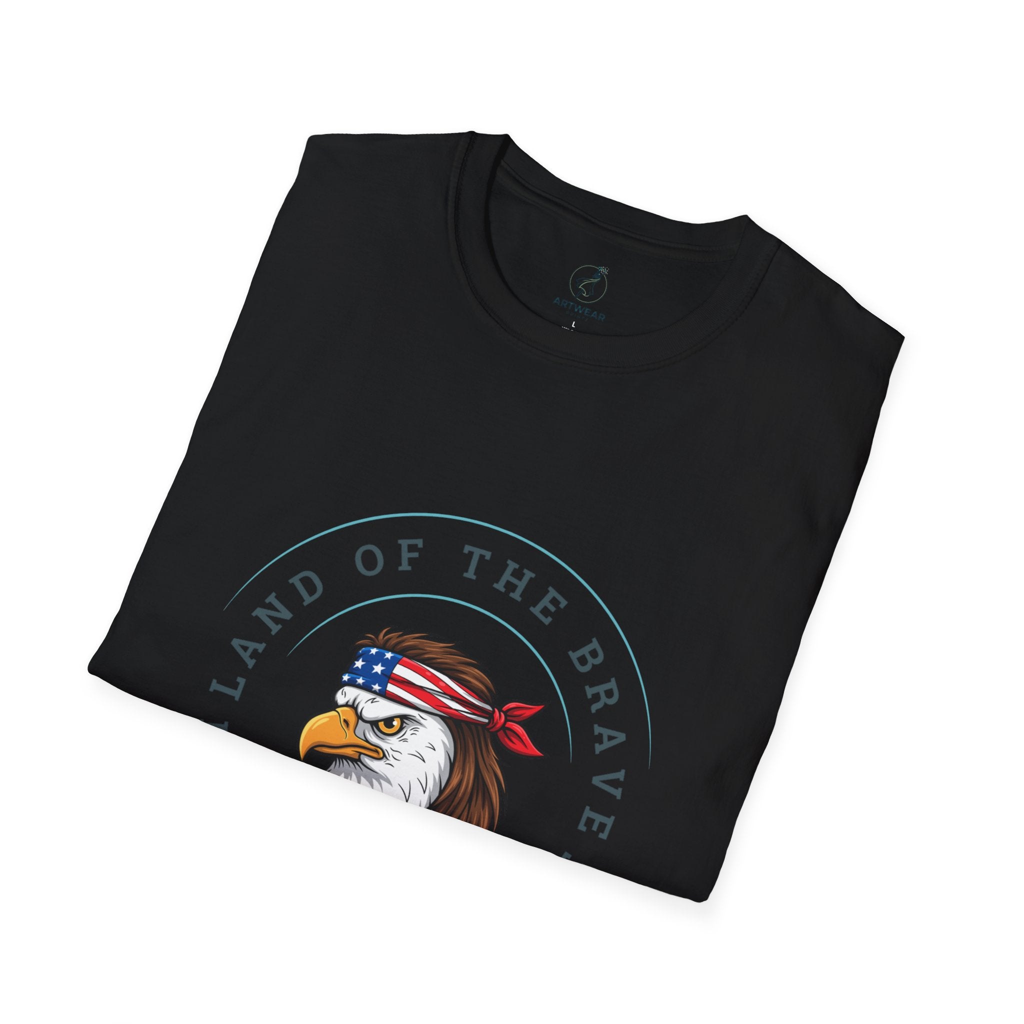 Land of the Brave. Home of the Free | Patriotic Unisex T-Shirt