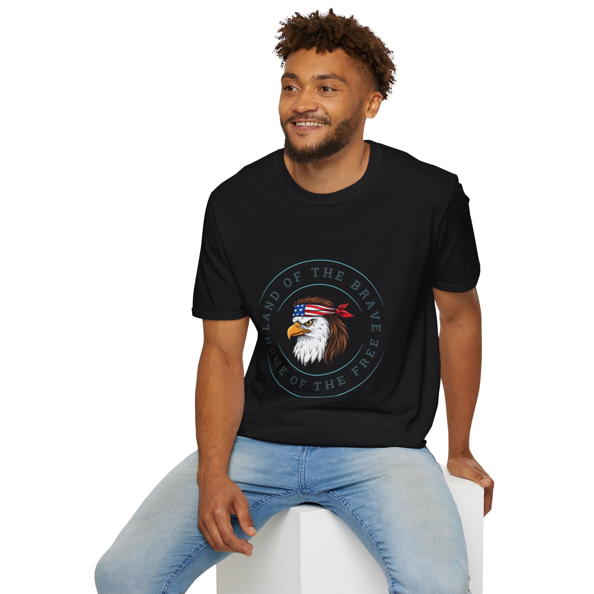 Land of the Brave. Home of the Free | Patriotic Unisex T-Shirt