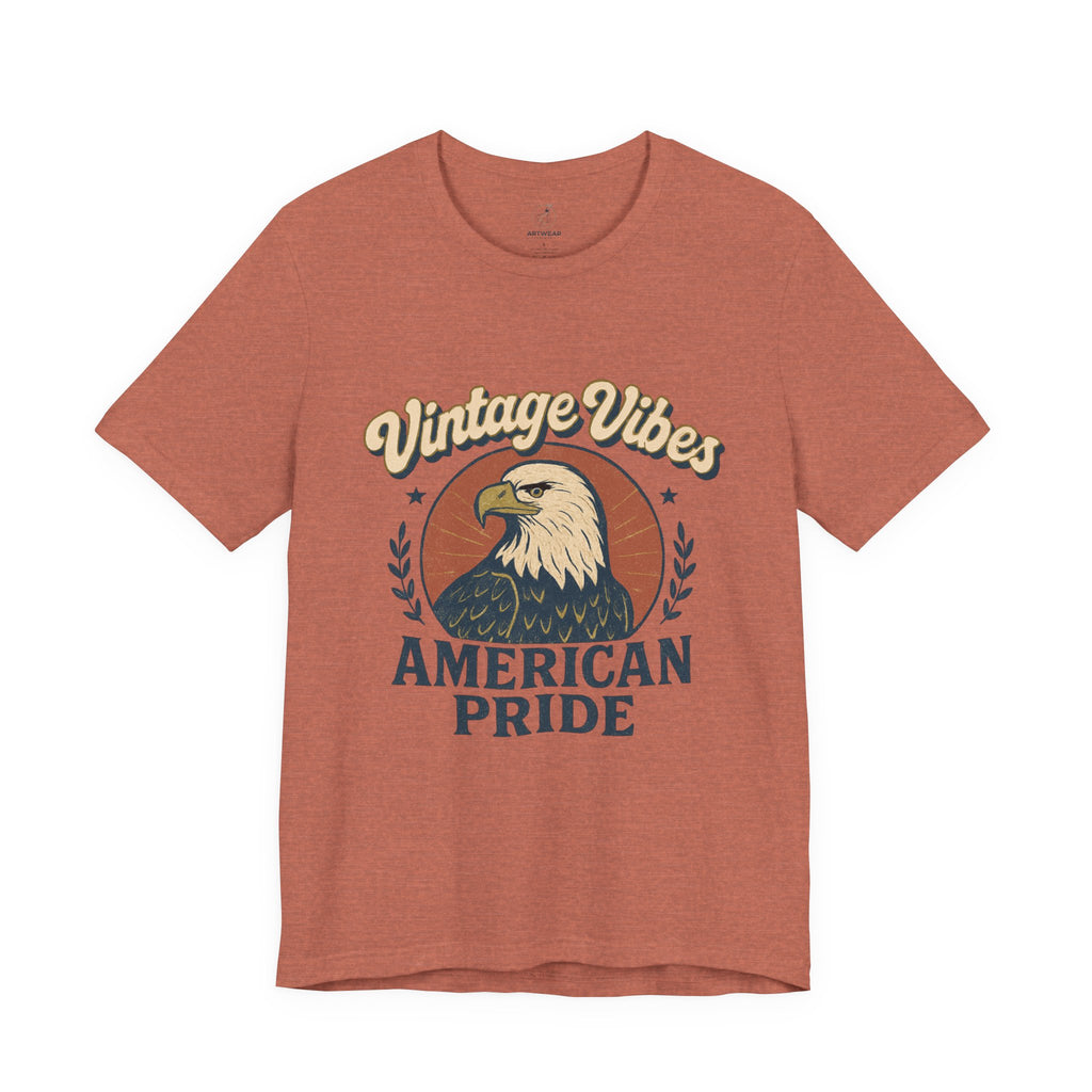 Vintage Vibes, American Pride | Retro USA Unisex T-Shirt