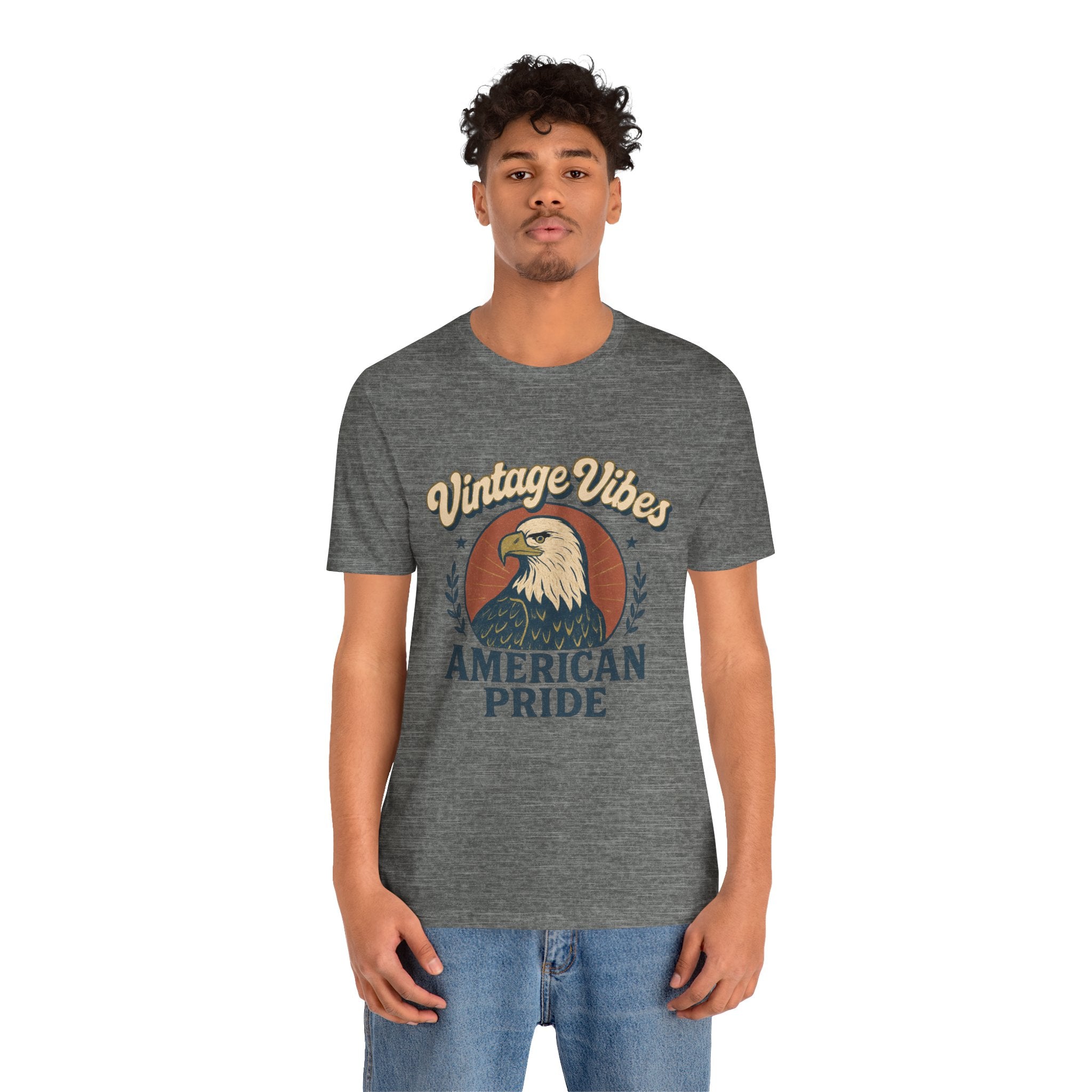 Vintage Vibes, American Pride | Retro USA Unisex T-Shirt