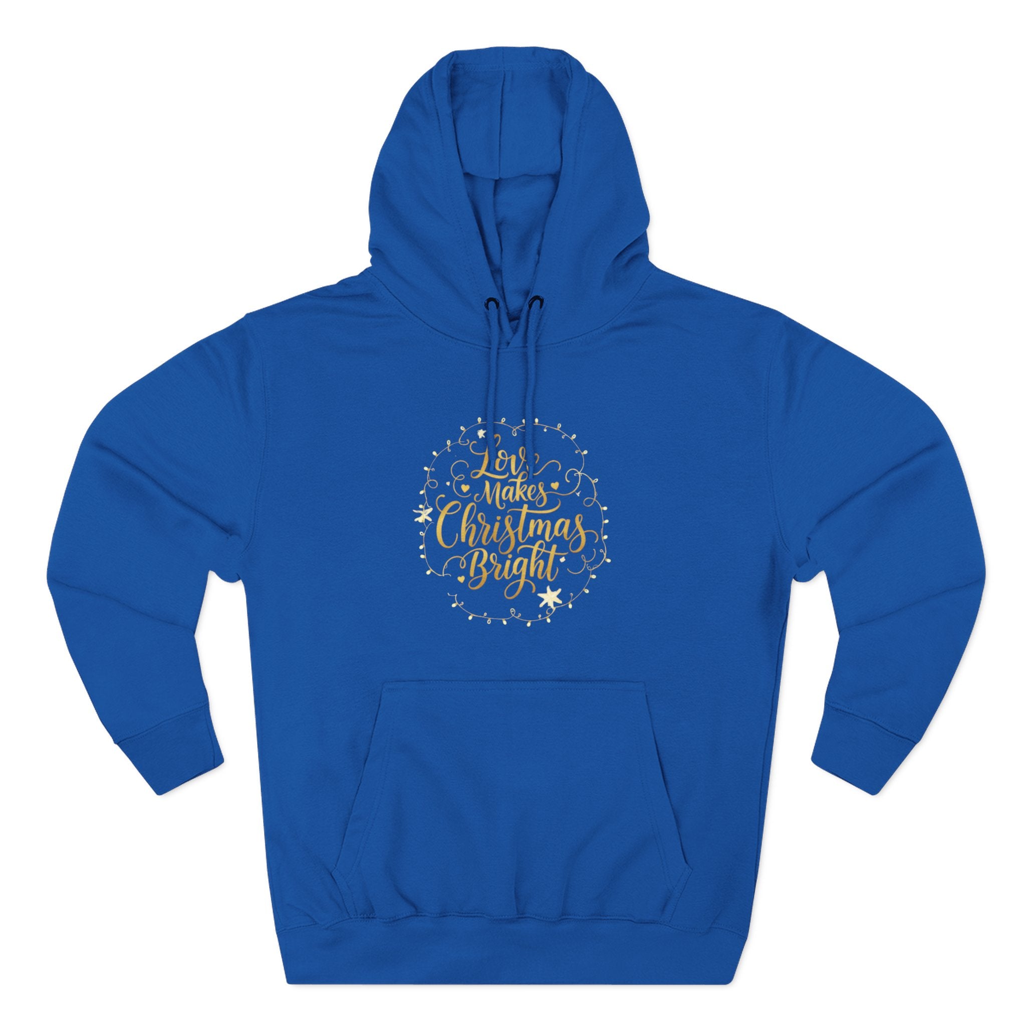 Christmas Quote Fleece Hoodie