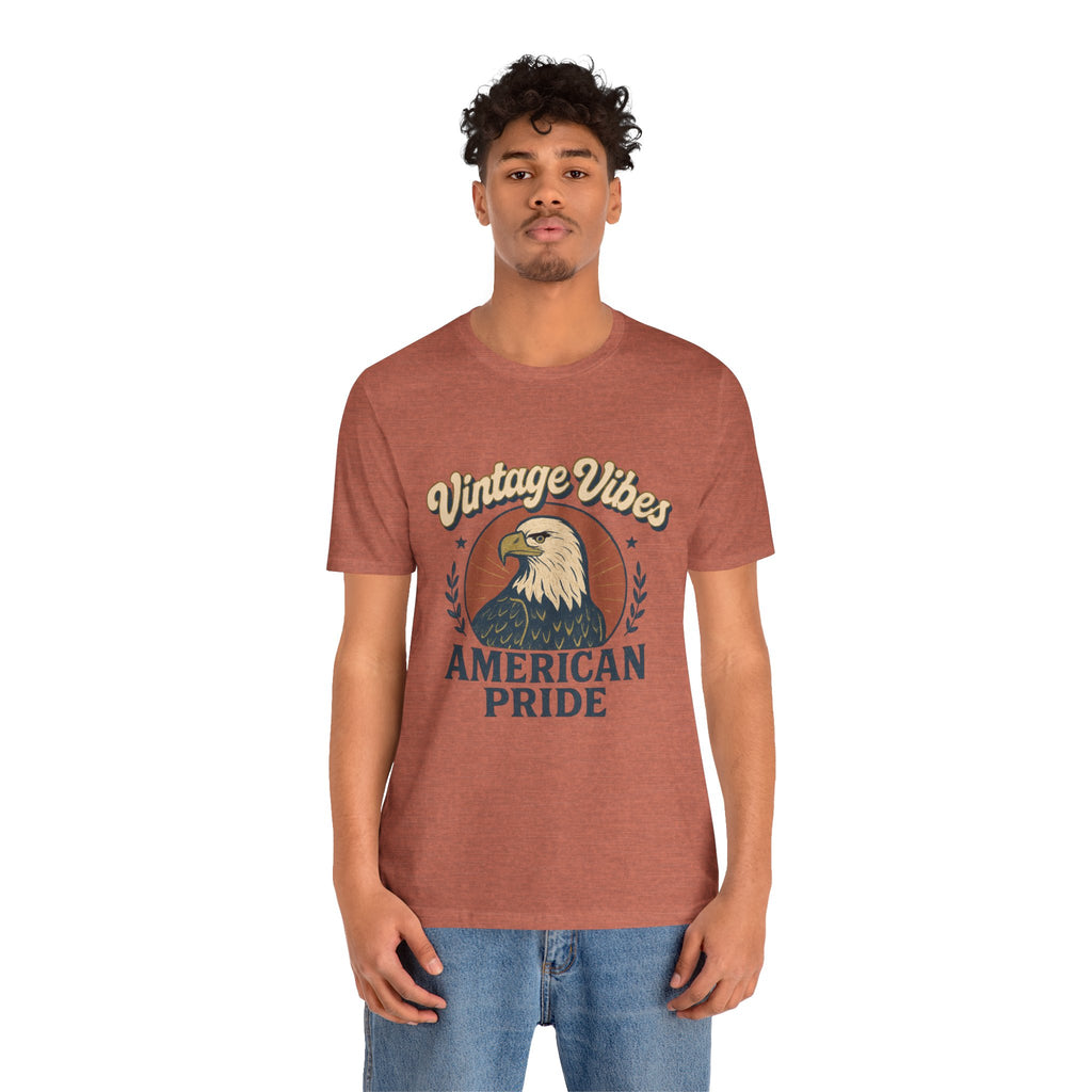 Vintage Vibes, American Pride | Retro USA Unisex T-Shirt
