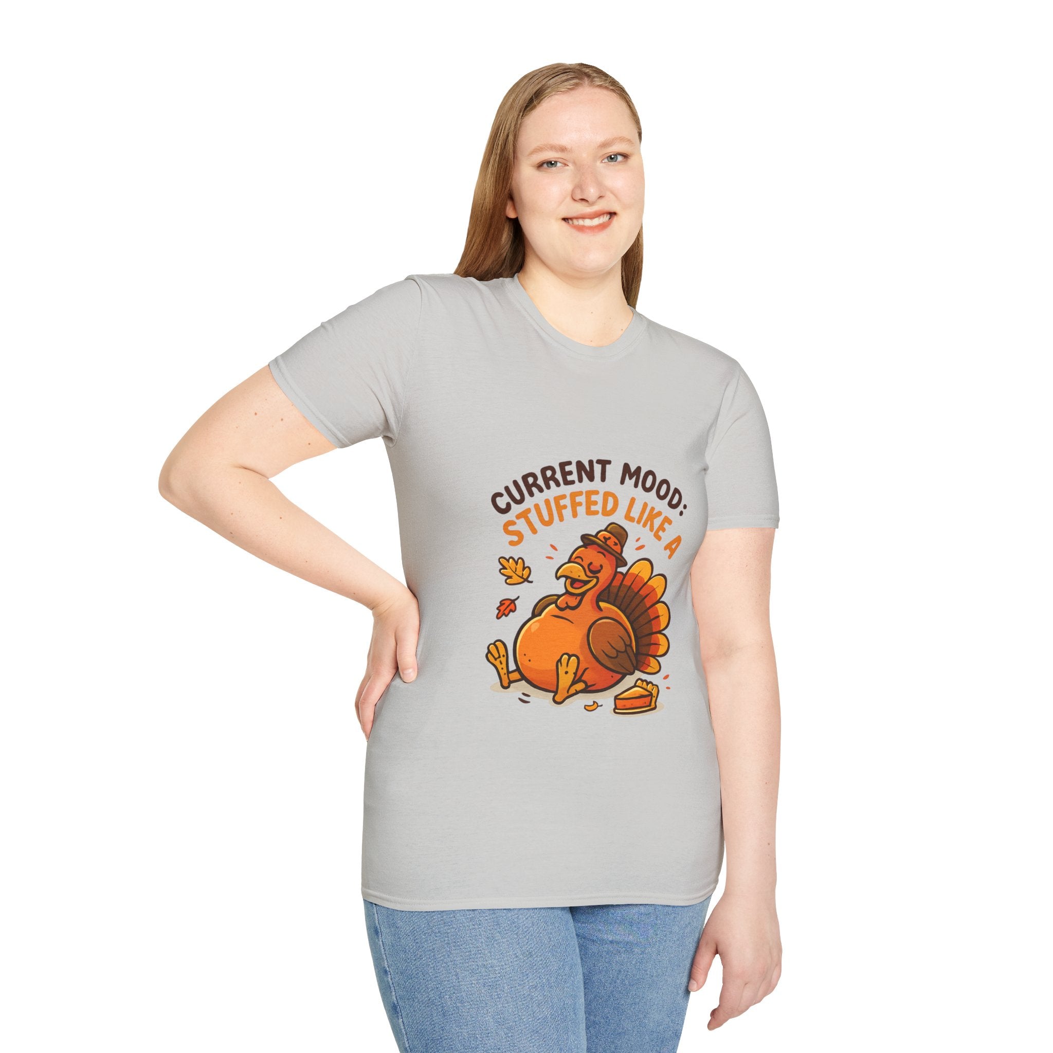 Current Mood: Stuffed Like a Turkey | Funny Thanksgiving Unisex T-Shirt