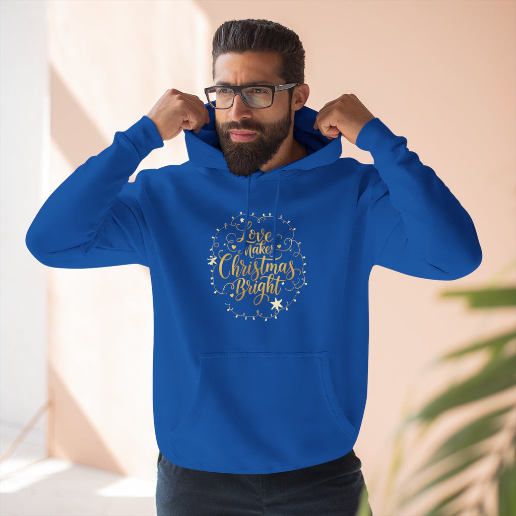 Christmas Quote Fleece Hoodie