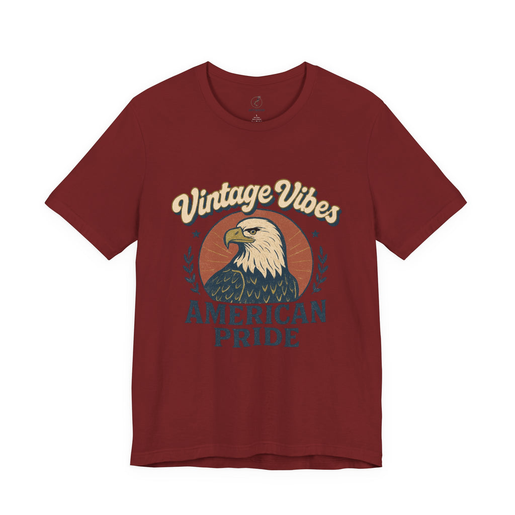 Vintage Vibes, American Pride | Retro USA Unisex T-Shirt